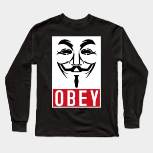 Anonymous Obey Long Sleeve T-Shirt